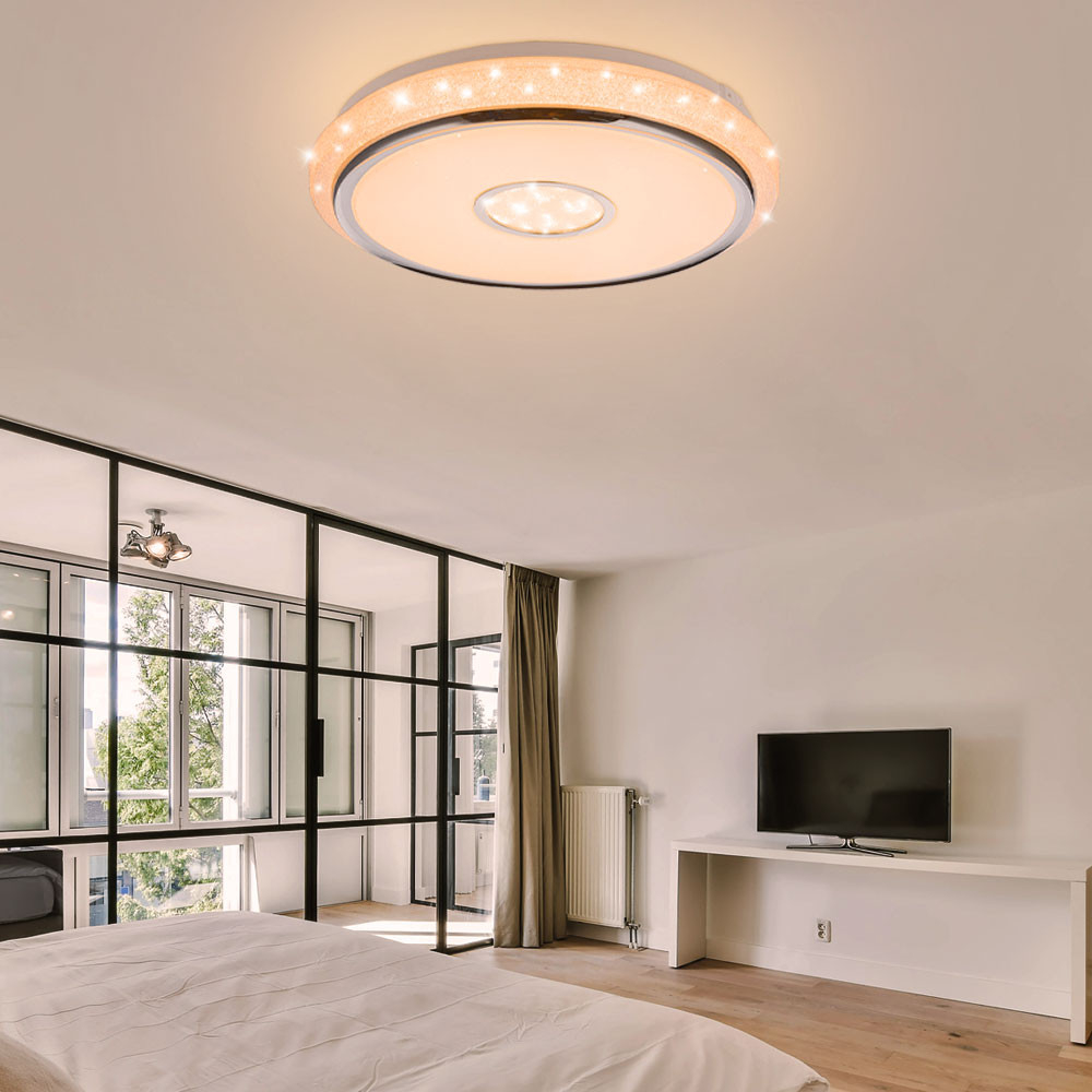 230V Deckenlampe Led Deckenleuchte Rund, Flach, Ip44 – Für Bad in Lampe Decke Schlafzimmer