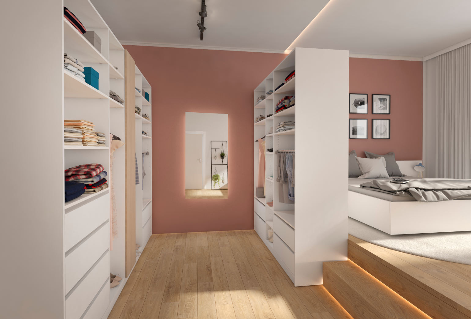 Begehbarer Kleiderschrank: Alle Tipps &amp; Vorteile | Deinschrank.de within Schlafzimmer Mit Begehbaren Kleiderschrank