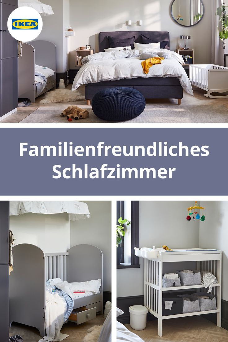Familienfreundliches Schlafzimmer Mit Babybett with regard to Schlafzimmer Mit Baby Einrichten