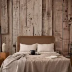 Fototapete Rustikales Holz – Komposition Im Muster Aus Braunen Throughout Holz Tapete Schlafzimmer