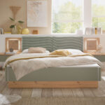 Liv'In Bettanlage Beige Grün Holz Dekor For Liv In Schlafzimmer