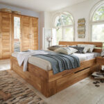 Massivholz Schlafzimmer Bett Modern Zen Xt Mit Unterbausatz | Lars Regarding Schlafzimmer Bett Holz