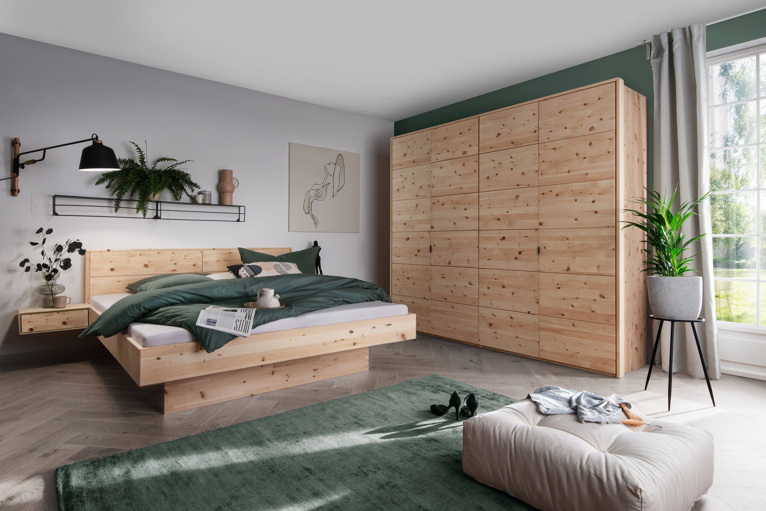 Nature Living Zirbe-Sleeping Schlafzimmer Zirbenholz | Möbel Letz in Zirbenholz Schlafzimmer Komplett