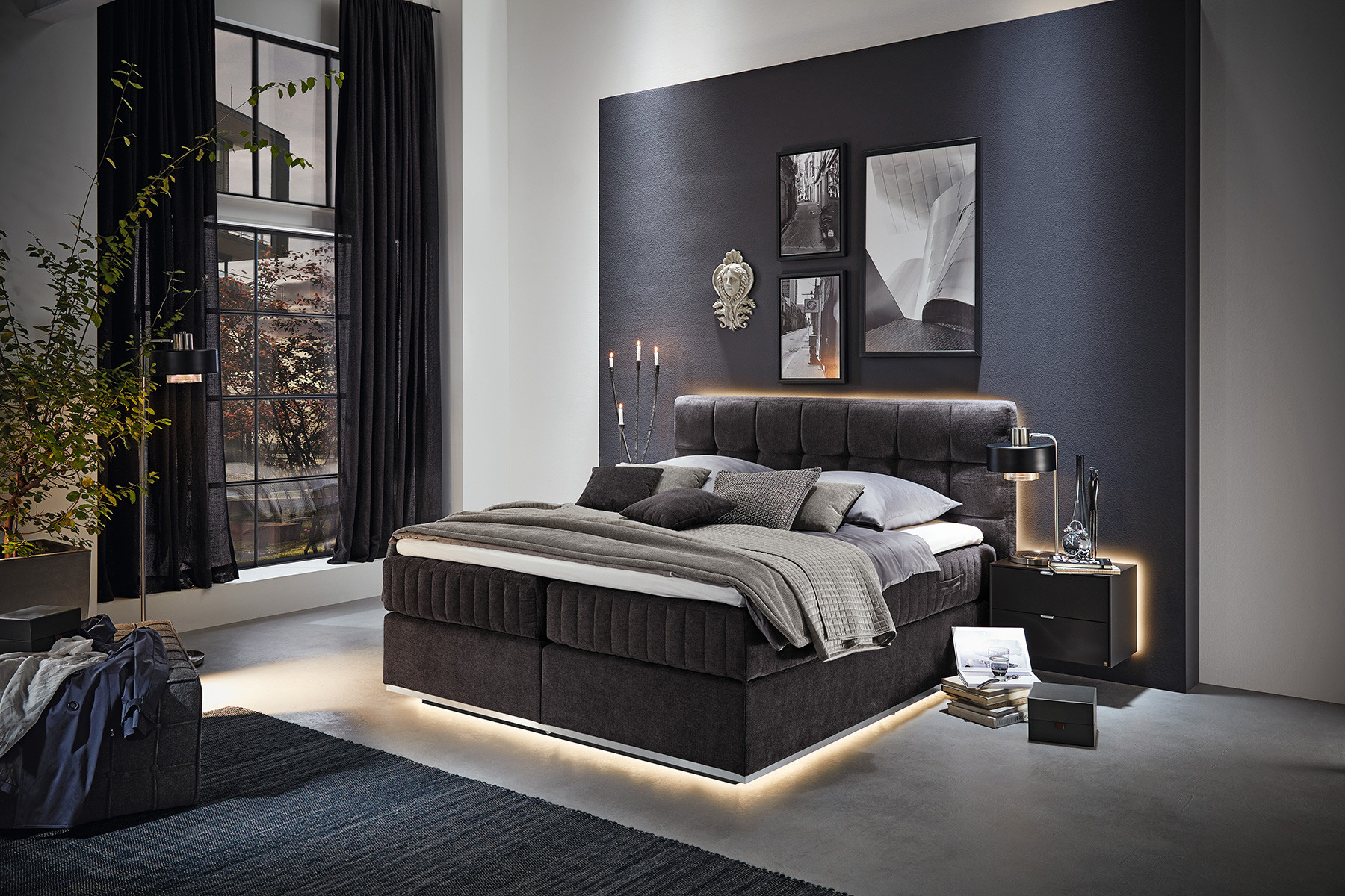 Palm Home Interior – Schlafzimmer Und Boxspringbetten within Marken Schlafzimmer