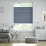 Plissee Oslo Reflect – Jeansblau | Sonnenschutz Für Fenster Nach In Plissee Schlafzimmer