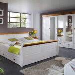 Roman Komplett Schlafzimmer; Material Massivholz, Kiefer Weiss Regarding Komplett Schlafzimmer Weiß