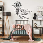 Traumfänger Nimm Dir Zeit Wandtattoo Kaufen Inside Wandtattoo Schlafzimmer Amazon