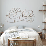 Wandtattoo Für Schlafzimmer Wand Aufkleber Sprüche Gute Nacht Sterne Inside Wandtattoo Schlafzimmer Ebay